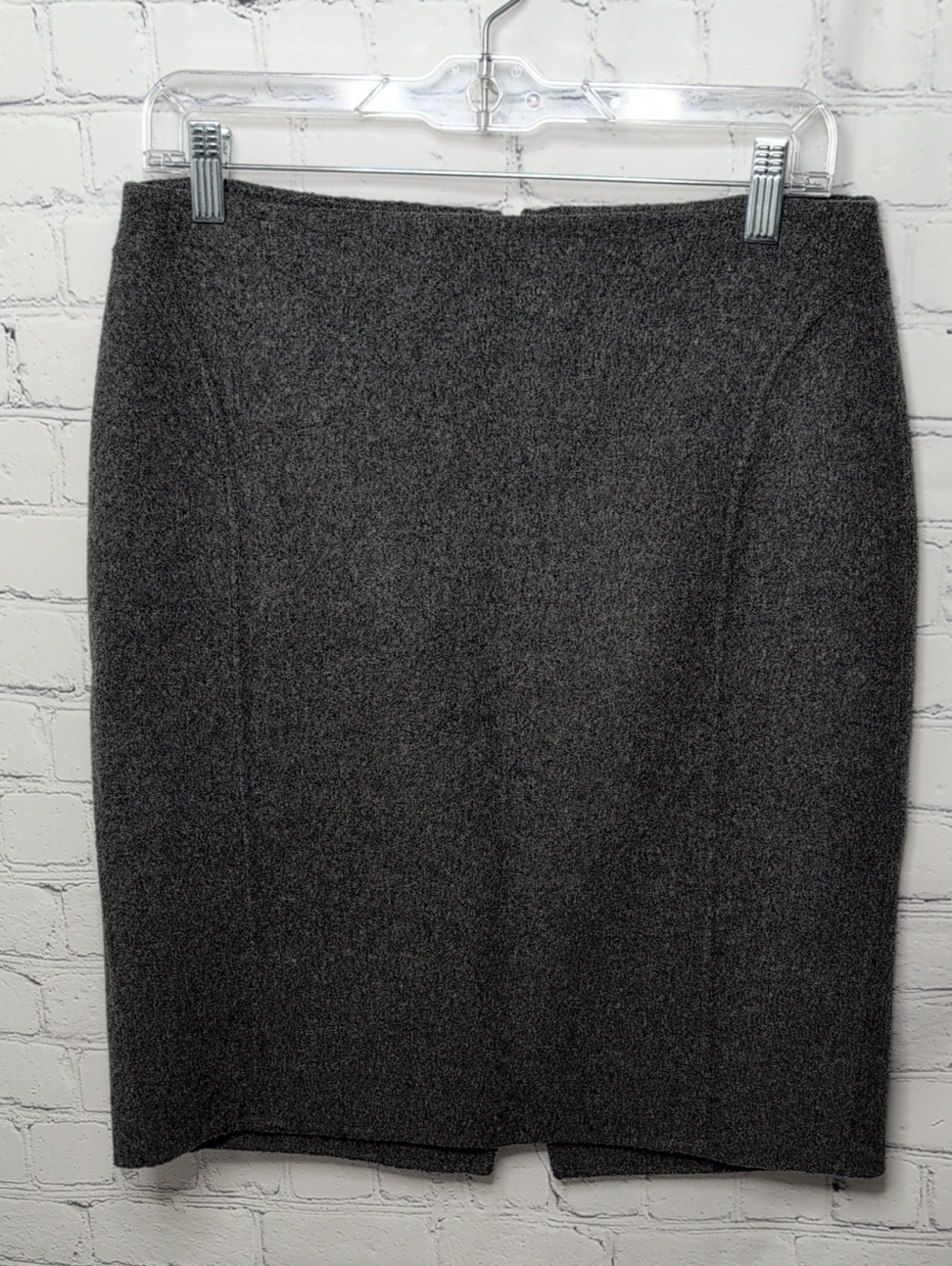 Talbot's Soft Wool Pencil Skirt Grey